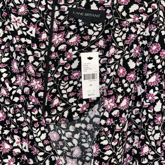 NWT Lane Bryant Floral Romper in sz 18 - Picture 5 of 12